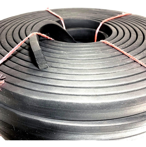 Hule Esponjoso Epdm Solera De 1 X 1 Rollo De 50m