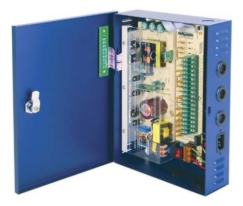 Epcom Fuente De Poder Ps-18-dcx, 15v, 10a, Para 18 Cámaras
