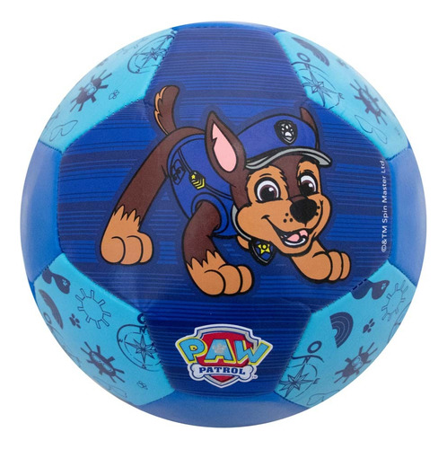 Balón De Fútbol No. 3 Voit Paw Patrol Chase Action Iii Color Azul