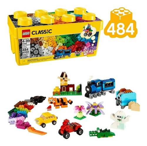 Lego Clasico 10696 Caja Clasica Kit Creativo De 484 Pzs