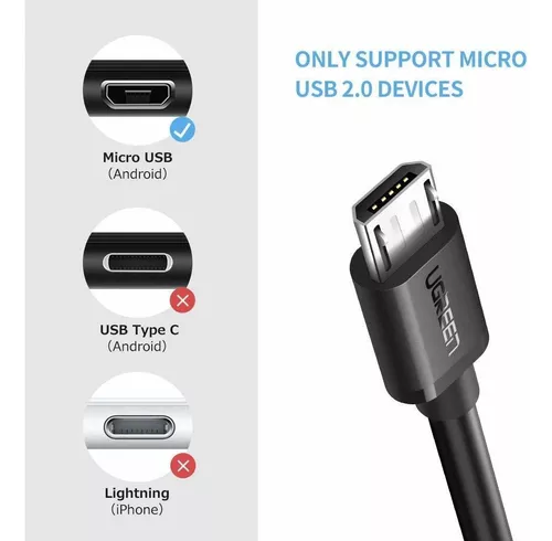 Cable micro USB 2.0 OTG, adaptador On The Go, micro USB macho a USB hembra  para LG G4, Samsung S6 Edge S4 S3 Android teléfonos inteligentes tabletas