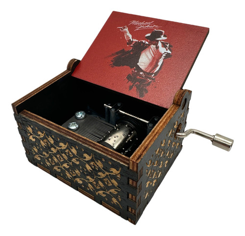 Michael Jackson Caja Musical Madera Negro Michael Jackson 2