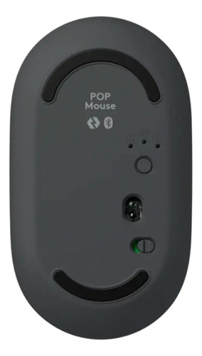 Kit Logitech Pop Icon Teclado + Mouse Inalámbrico Bt Grafito