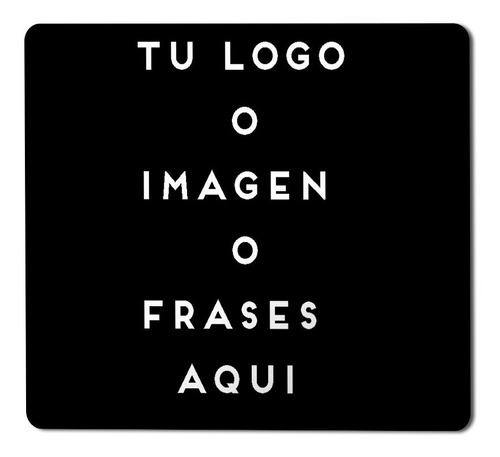 Mousepad  Con Tu Logo O Imagen 23x19 Cm 