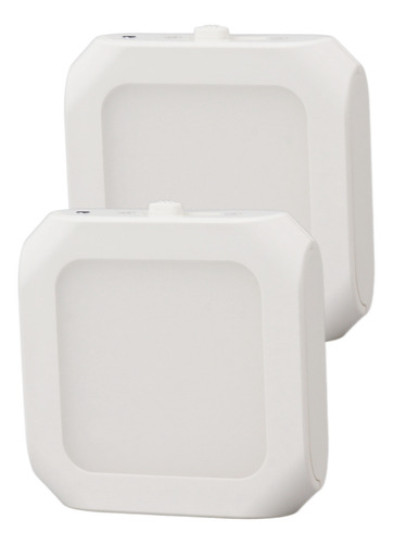 Sensor Led Nocturno Enchufable, 2 Unidades, Regulable Automá