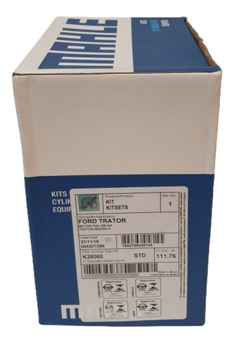 Kit Motor Std Motor Fnh 256na 4.2 L 6 Cc - Trator 5600, 5610