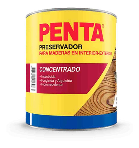 Preservador Curador Insecticida Madera Concentrado 4 L Penta