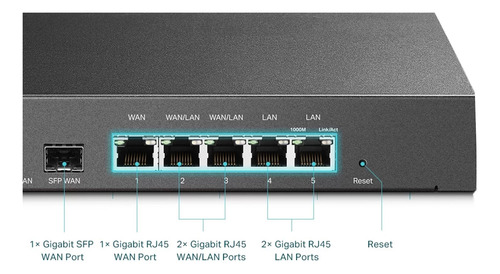 Router Balanceador Tplink Omada Sfp Gigabit Vpn 4 Ports Wan