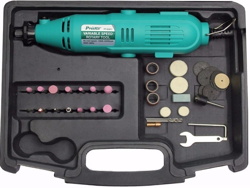 Imagen 10 de 10 de Set De Cuidado Profesional Torno Uñas Manos Manicuria Pies 55-01 Valija Completa De Accesorios + Prolongador + Adaptador