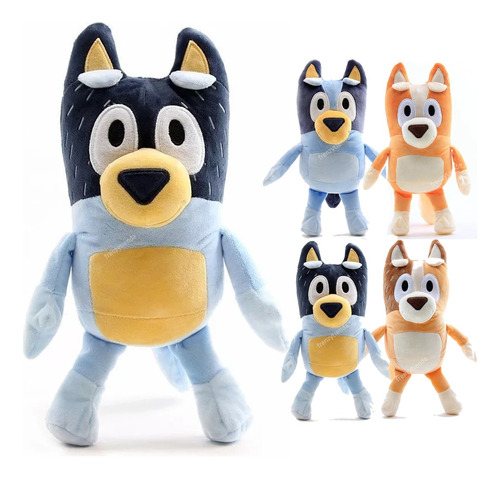 Peluche Muñeco Bluey Bingo Chilli Familia Importado 28cm X1