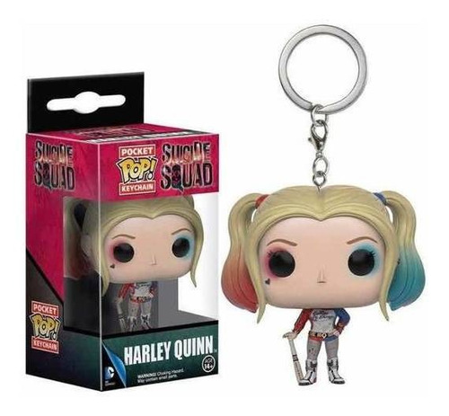 Funko Pop Llavero Suicide Squad Harley Quinn