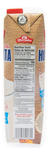 Mercader Bebida Entera De Horchata Net.wt 33.8 Oz