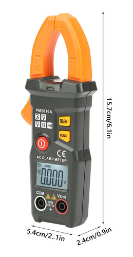 Peakmeter Pm2016a Multímetro De Pinza Digital 6000 Cuentas A