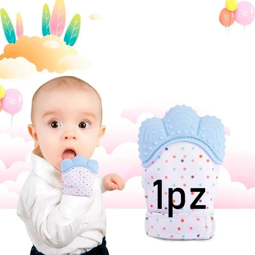 Guante Mordedera Bebe Fortalece Dentición Silicona Flexible