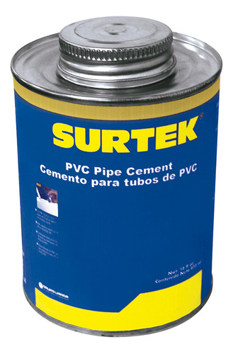 Cemento Para Tubo Pvc, 236 Ml Surtek