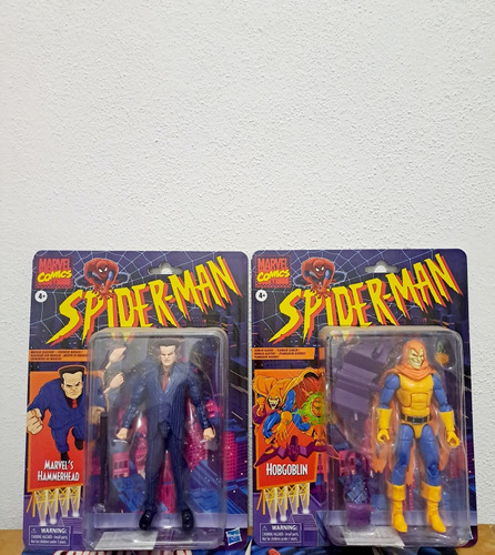 Hobgoblin Y Hammerhead Marvel Legends Retro Spiderman Hasbr 