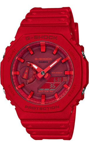 Reloj Para Hombre Casio G-shock Carbon/rojo
