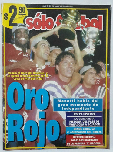 Revista Solo Futbol 606 - Independiente Campeón De Verano Fs
