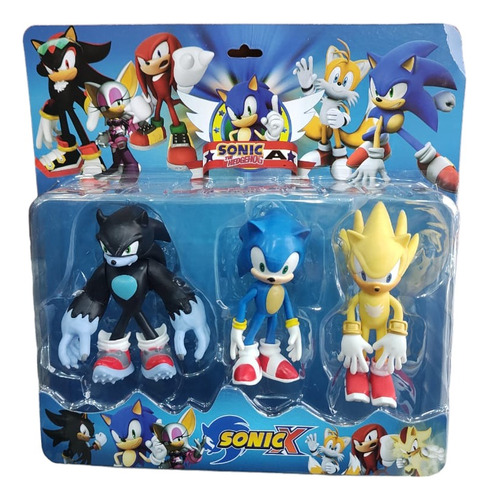 Muñecos Sonic Boom Set X3 Varios Personajes