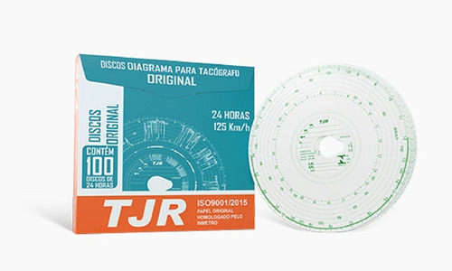 Disco De Tacógrafo Semanal 125km/h Tjr Original