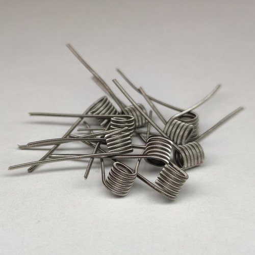 10pz Mtl Fused Clapton 1.2ohm Resistencias Coil Nichrome