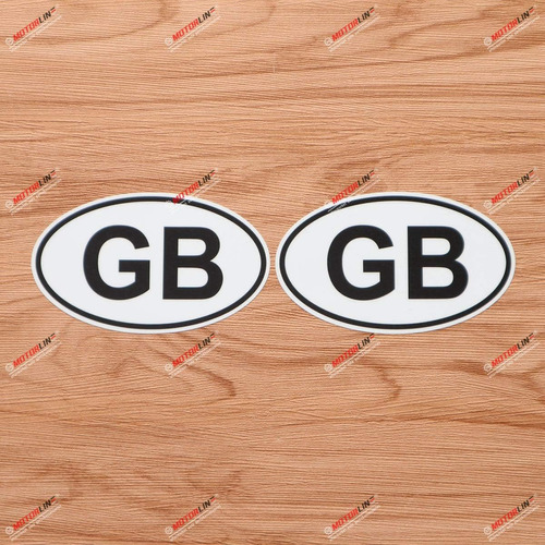 Gb Oval Country Code Great Britain Uk British Vinyl Sticker 
