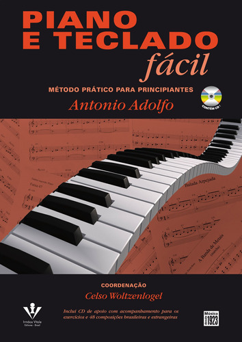 Piano e Teclado fácil, de Adolfo, Antonio. Editora Irmãos Vitale Editores Ltda, capa mole em português, 2016