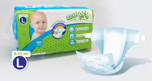 Pañal Desechables Para Bebe Ecosoft