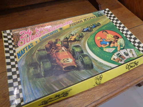 Antiguo Juego De Mesa 24 Hs. Ciudad De Buenos Aires- Autos (Usado)