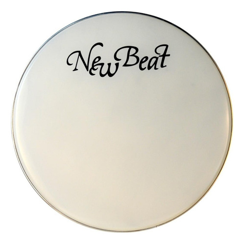 New Beat Dh-22w/2 Parche Para Bombo 22 PuLG De Golpe Blanco