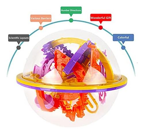 Maze Ball, Juegos De Rompecabezas 3d Intellect Ball, Con 167