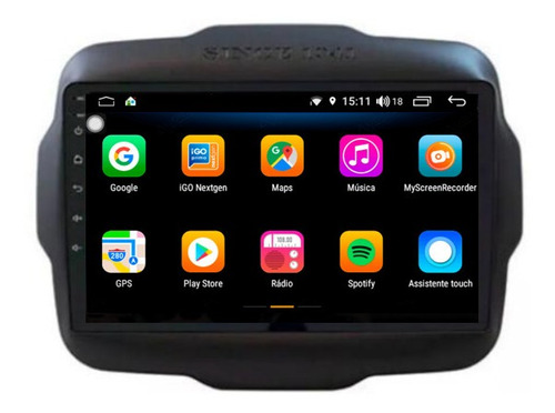 Stereo Multimedia Android Gps Jeep Renegade 2015/2020