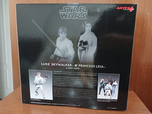 Artfx+ Luke Skywalker And Princess Leia New Hope Kotobukiya (Usado)