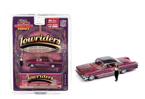 Racing Champions Mint 1960 Chevy Impala Lowriders C/fig 1/64