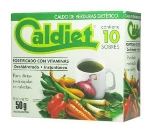 Caldo De Verdura Con Sal Caldiet X 10 Sobres