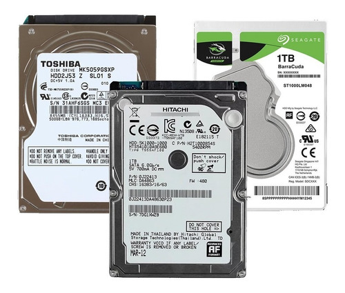 Imagen 5 de 6 de Disco Rigido 1tb Toshiba/seagate/hitachi/wd Sata3 2.5 Notebook