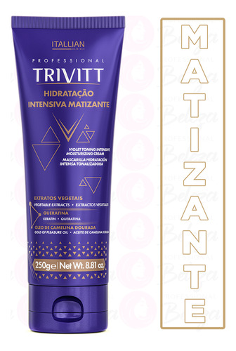 Hidratacao Intensiva *** Matizante *** Trivitt 250g