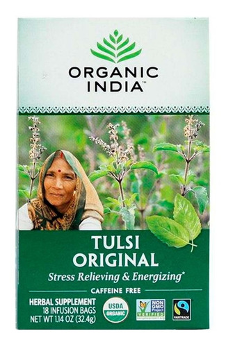 Te Organic India Tulsi Original Ca - Unidad a $3166