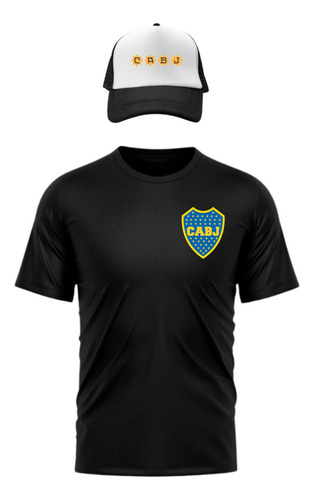 Combo Deportivo Remera + Gorra - Boca Juniors 2