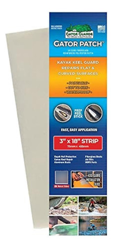Gator Patch - Protector De Quilla Para Kayak, Forma De Tira