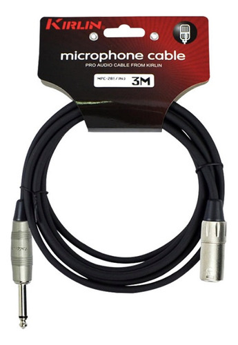 Cable Microfono Kirlin Xlr (m) A Plug 3mt