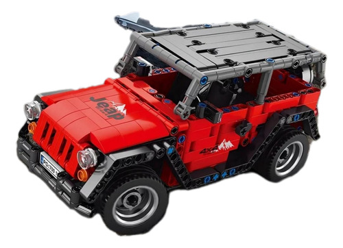Jeep Block Carro Armable Recargable 448 Piezas