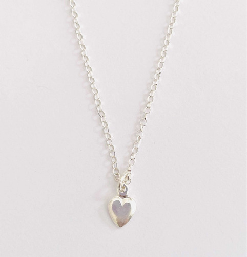 Imagen 3 de 8 de Tobillera 23 Cm Con Dije Corazón Y Cubics De Plata 925.