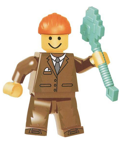 Boneco Montar Roblox Compatível Com Lego - Builderman Merely