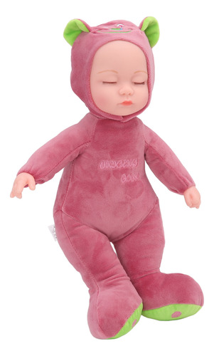 Muñeca De Vinilo De Peluche De 35 Cm Para Niños, Funciona Co