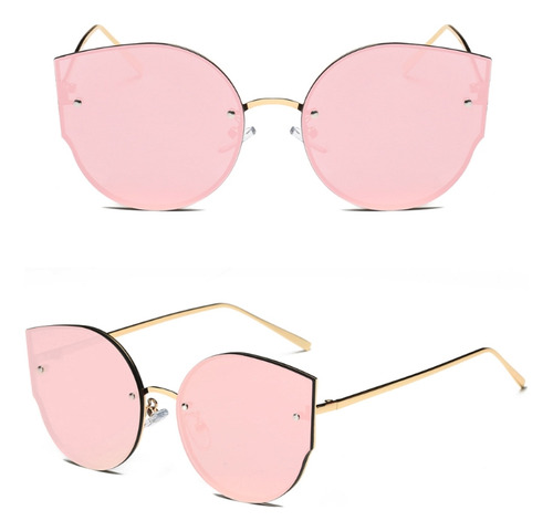 (gpk) Gafas De Sol Para Mujer Con Diseño De Ojo De Gato, Vin