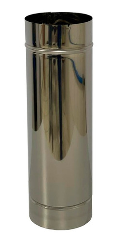 Kit Chamine Inox 304 250mm 2 Metros Dutos + Chapeu