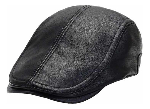 Boina De Eco Cuero, Gorro Boina Cuero Eco Superior