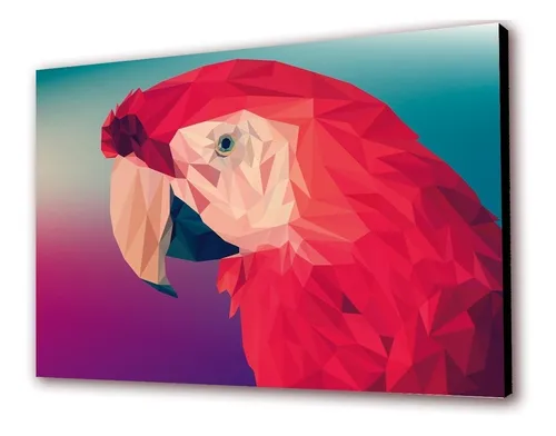 Cuadro 50x30 Cms Guacamayo Poliart 1