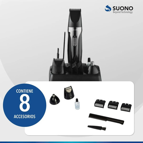 Imagen 3 de 7 de Maquina De Cortar Pelo Suono 3w Afeitadora Inalambrica